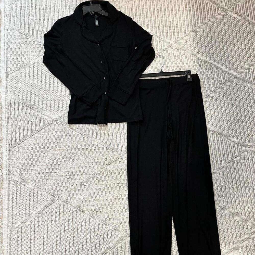 Skims Soft Lounge Rib Sleep Set - Picture 2 of 6
